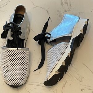 ALL BLACK Amazing Mesh lace-up shoes